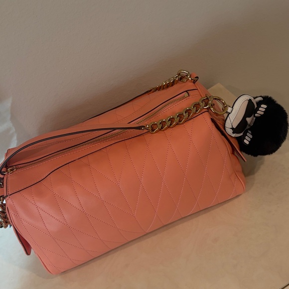 NWT Karl Lagerfeld Lafayette Satchel - Picture 5 of 7